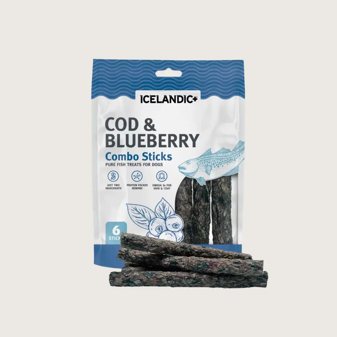 Icelandic+ - Cod & Blueberry Combo Sticks