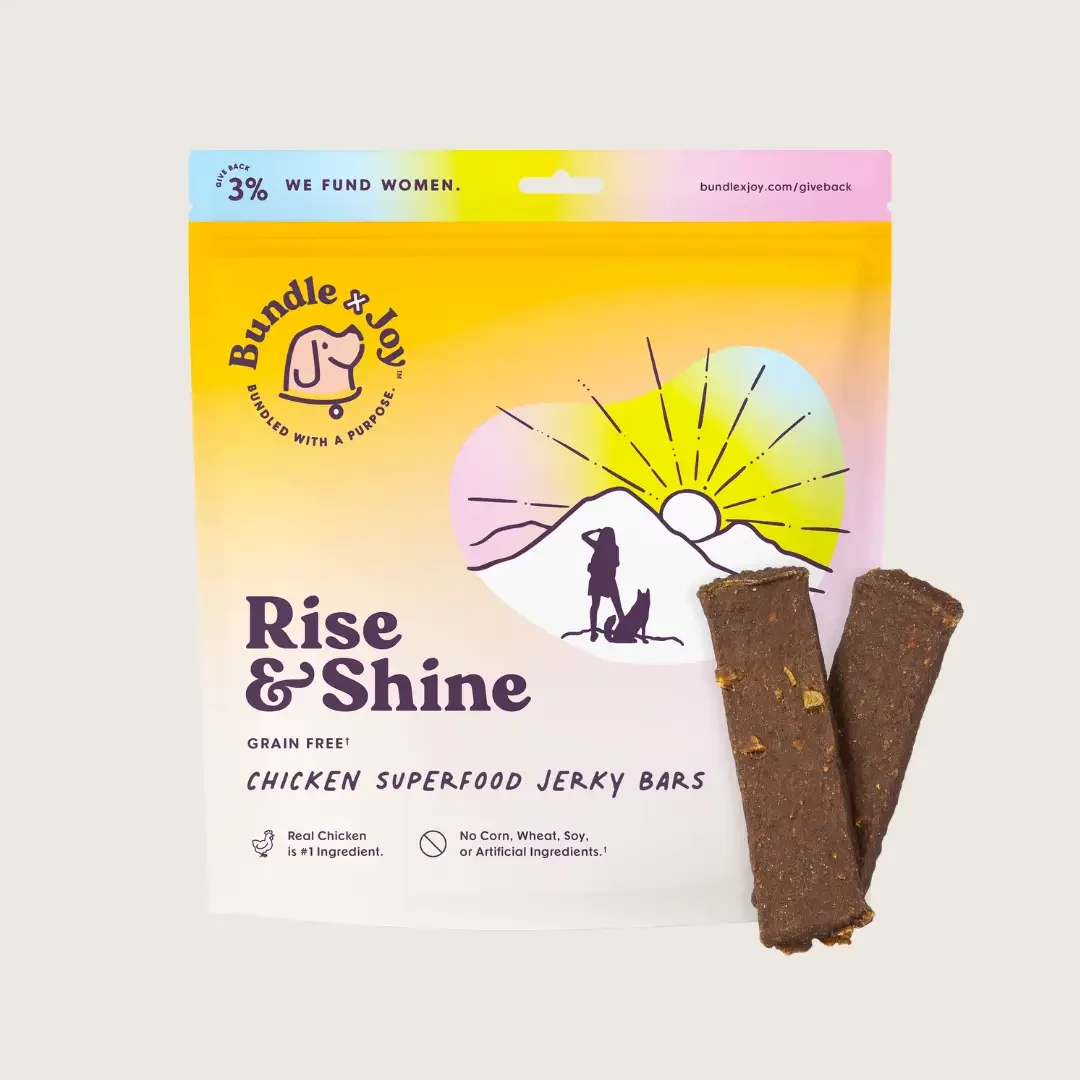 Rise & Shine Chicken Superfood Jerky Bars | Limited-ingredient Dog Treats